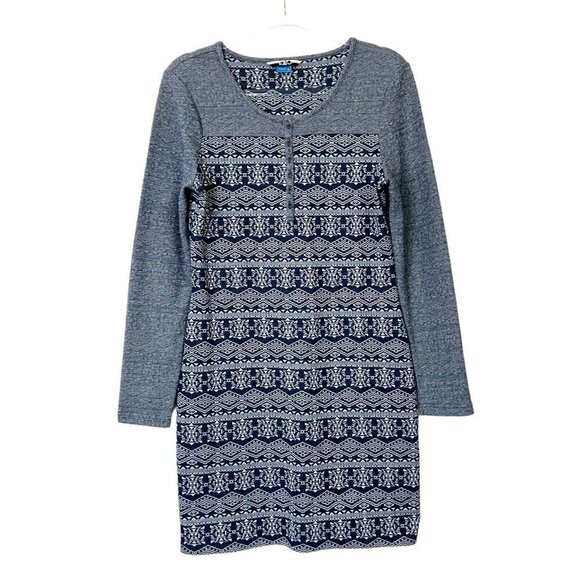 Kavu Henley Dress Womens Size Small Long Sleeve Knit - Picture 1 of 9